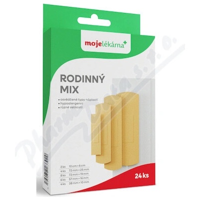 Moja lekáreň Rodinný mix náplasti 24ks