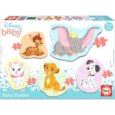 Educa - Puzzle 4in1 Baby Disney Animals - 1 - 39 piese