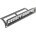 Lanberg Пач панел, Lanberg patch panel blank 12 port 1U with organizer for keystone modules black (PPKS-9112-B)