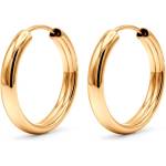 SAVICKI Леки златни обеци халки savicki 585, 1, 6 см