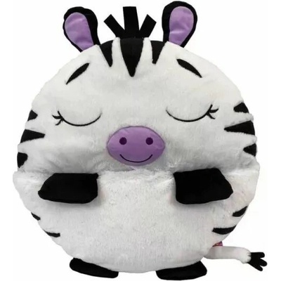 TM Toys Happy Nappers: 2 v 1 spacák a polštář zebra Zinnia