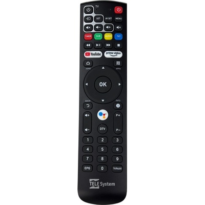 TELESYSTEM rcu up t2 4k - оригинален дистанционен контрол с гласово управление (rcu up t2 4k)