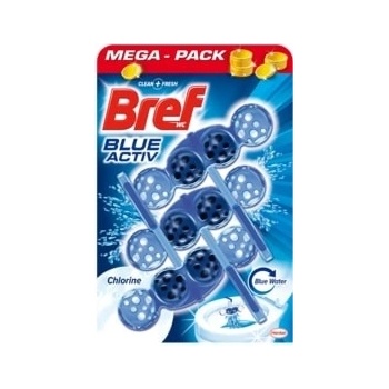 Bref Blue Aktiv Chlorine WC blok 3 x 50 g