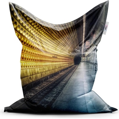 Sablio Sedací vak Pražské metro 150x100 cm