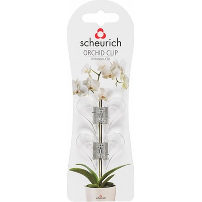 Scheurich Klipy na orchideje transparentní