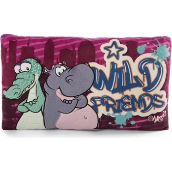 Nici vankúš Krokodýl Hroch green 43x25