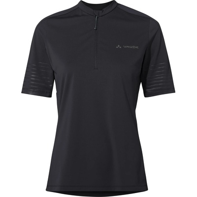 Vaude Дамска фланелка с къс ръкав за колоездене Vaude Women's Qimsa Pro Half Zip Shirt Cycling jersey - Black - размер 36 (EU) (156-2799-0211)