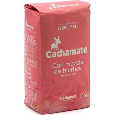 Cachamate Yerba Maté Mixed Herbs rosa 500 g