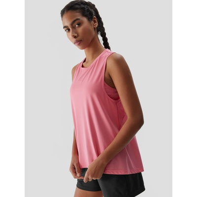 4F Дамски спортен топ от рециклирани материали 4F | Rozov | ЖЕНИ | XS