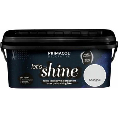 Primacol Decorative Lets Shine dekorativní barva s brokátem, Szanghaj, 2 l
