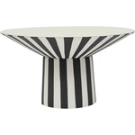 OYOY Living Design Черно-бял/бежова глинена купа ø 30 cm Toppu - OYOY Living Design (L301534)