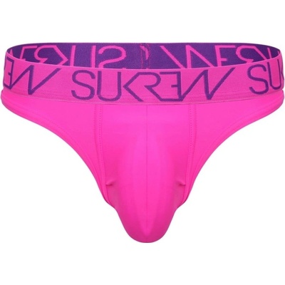 Sukrew Classic Pánske tangá Thong Shocking Pink ružove pánske tangá