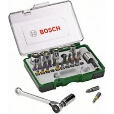 Bosch 2607017160 Комплект битове с тресчотка 27 части
