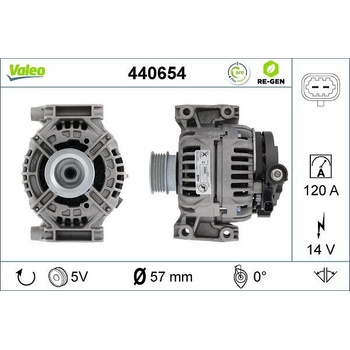 Alternátor VALEO 440654