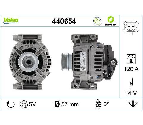 Alternátor VALEO 440654