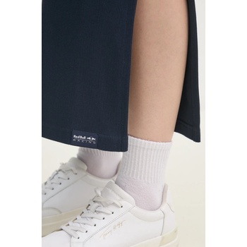 Red Bull Racing x Pepe Jeans Рокля Red Bull Racing x Pepe Jeans LOGO RIB MAXI DRESS в тъмносиньо дълга с кройка по тялото RL950003 (RL950003)