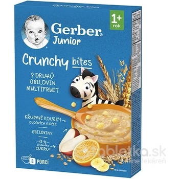 Gerber Junior nemléčná kaše ovocná s křupavými kousky 200 g