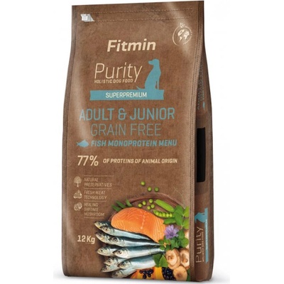 Fitmin dog Purity GF Adult & Junior Fish Menu 12 kg