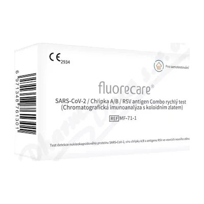 SHENZHEN MICROPROFIT BIOTECH Fluorecare SARS-CoV-2-chřipka A-B-RSV test 1 ks – Zboží Dáma