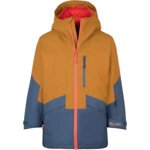 TROLLKIDS Детско ски яке Trollkids Kid's Kongsberg Jacket Winter jacket - Bronze / Mystic Blue / Flame Orange - размер 92 (EU) (703-4668-0411)