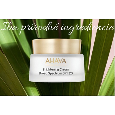 Ahava Age Control Time To Smooth denný pleťový krém SPF 20 50 ml