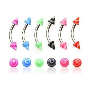 Šperky4U piercing do obočí OB01155-A