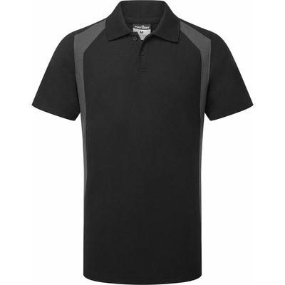 Portwest WX2 CD812 ECO Pánska polokošeľa s krátkym rukávom čierna sivá XL