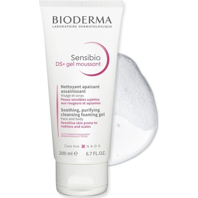 BIODERMA Sensibio DS+ Soothing Purifying Cleansing Foaming Gel Почистващи продукти за лице 200ml