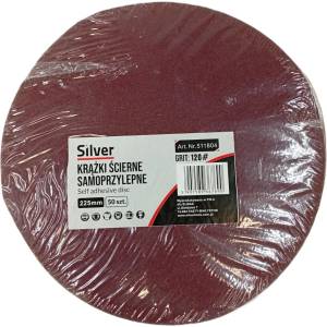 Silver Самозалепващи шлифовъчни дискове 225 мм зърнистост 120 67513 (s11804)