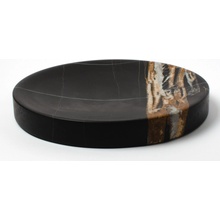 Dvoro Luxusní mramorový odkládací podnos Pau Marble Sahara Noir 27cm