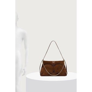 Zadig&Voltaire чанта crossbody дамска от велур JIM (LWBA04416)