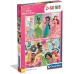 Clementoni Puzzle 2x60el clm 24824 super kolor princess pu6