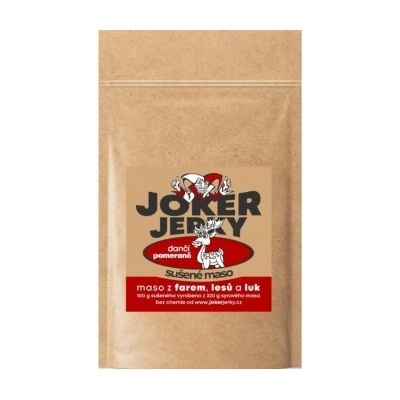 Joker Jerky Dančí POMERANČ sušené maso 30 g