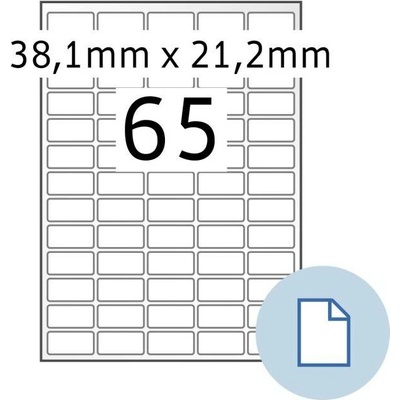 S&K LABEL Samolepící etiketa 210x297 mm 100 archů