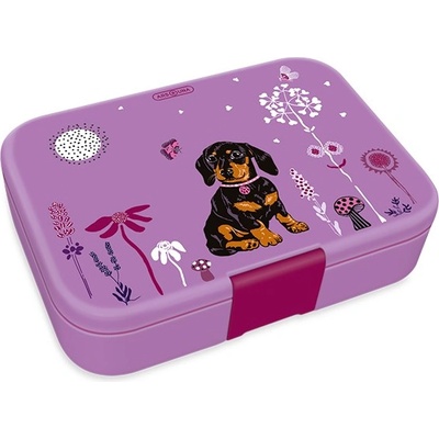 Кутия за обяд ARS UNA Cute Animals-Puppy разделена пластмаса 216x153x52 mm 56634815 (56634815)