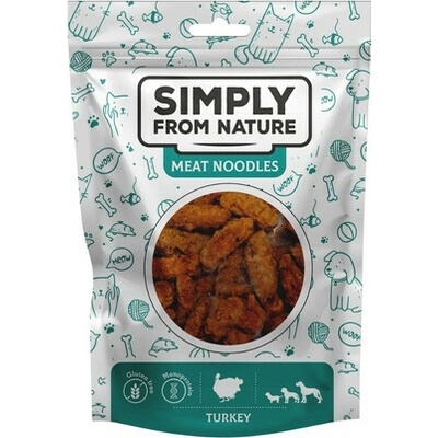 SIMPLY FROM NATURE Meat Noodles Morčacie rolky pre psov 80 g