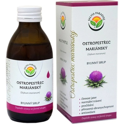 Salvia Paradise Ostropestřec mariánský DS sirup 180 ml