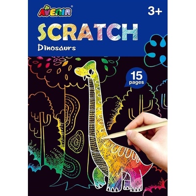 Škrabacia kniha aktivít mini Dinosauri