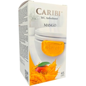  Caribi, WC ароматизатор, Външно поставяне, Манго, 45 дни
