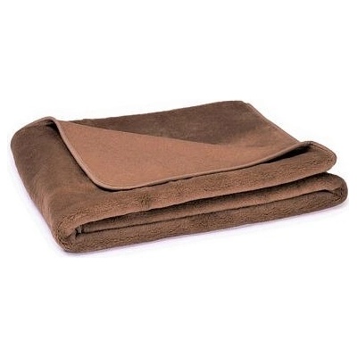 Vlnka Vlněná deka Merino s velbloudí vlnou jednovrstvá hnědá 135x200 – Zboží Dáma