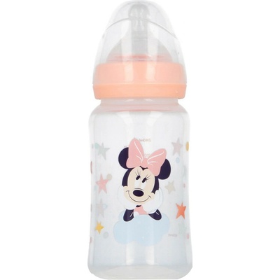 Storline Kojenecká lahev Minnie s hvězdičkami transparentní 240 ml