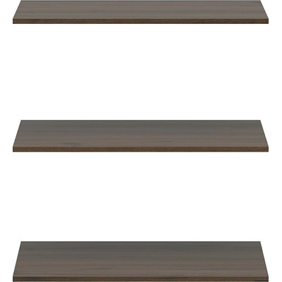 BRW Рафтове за гардероб 3 броя nepo plus szf3d2s дъб нобле