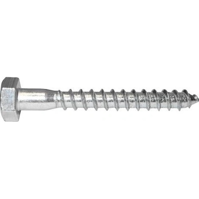 KP Oceľový podstavcový vrut do dreva 8x70 mm 6-hranná hlava, DIN 571, pozinkováno, pre zábradlie, schodisko a brány