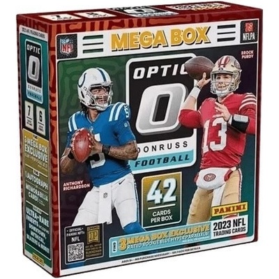 Panini 2023 Donruss Optic NFL Football Mega Box Blue Hyper Parallel