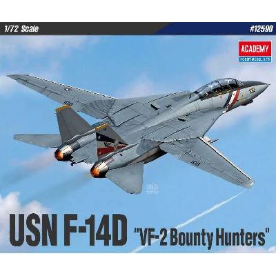 Academy Model Kit lietadlo 12590 USN F14D “VF2 Bounty Hunters 1:72
