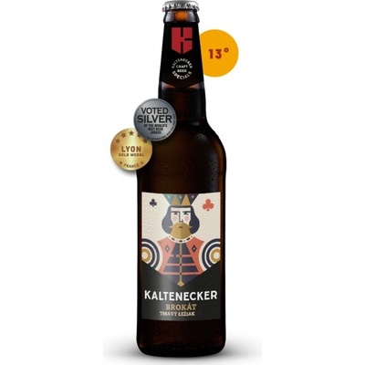 Kaltenecker Brokát Dark Lager tmavé 13° 0,33 l (sklo)