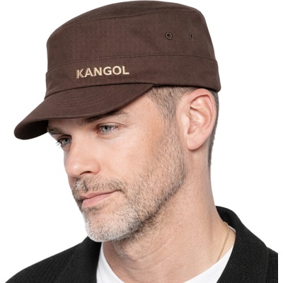 Kangol Cotton Twill Bavlněná army hnědá