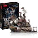 CubicFun 3D puzzle Pirátsky prístav Tortuga 218 ks