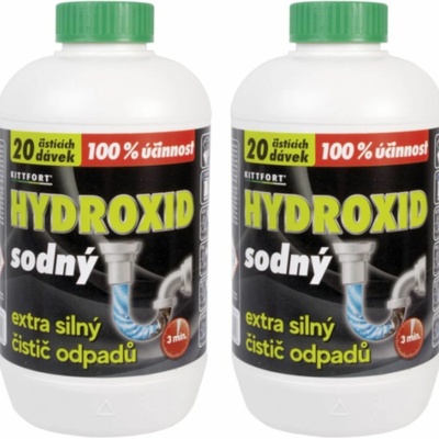 Hydroxid sodný 2x1 kg aktív perly