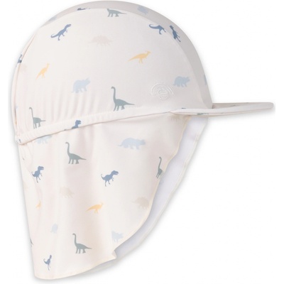 Swim Essentials Plavkový klobouk s ochranou krku UPF + Dino